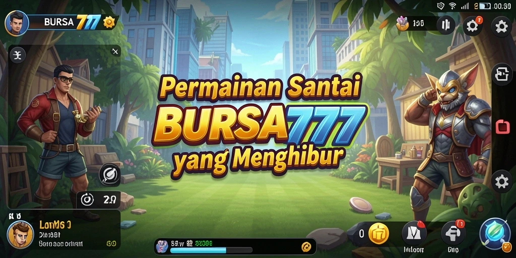Tampilan menarik dan gameplay seru BURSA777