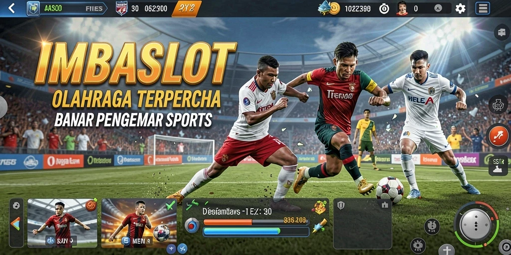 Screenshot gameplay IMBASLOT yang menampilkan aksi olahraga mendebarkan.