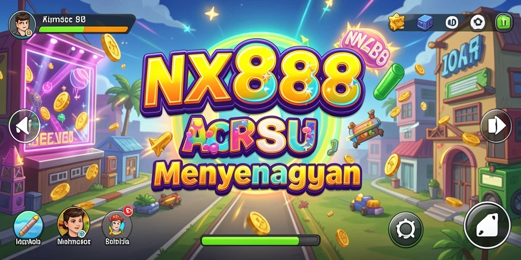 Screenshot NX888 menunjukkan gameplay yang seru dan dinamis.