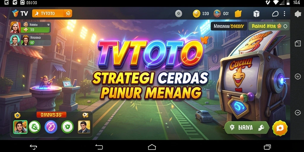 Screenshot gameplay menunjukkan momen strategis mendebarkan di TVTOTO.